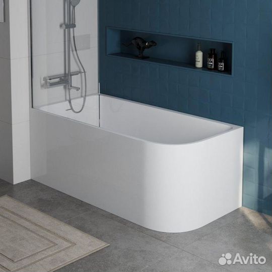 Ванна акриловая BelBagno BB712-1700-730-L