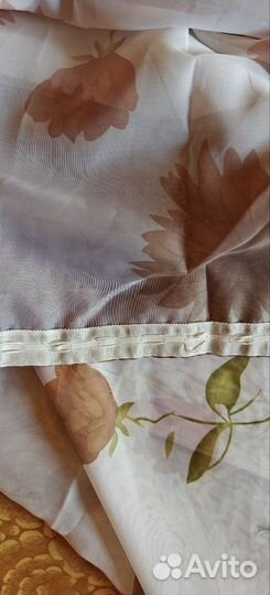 Тюль кухонный