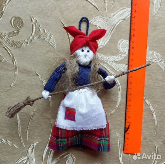 Баба Яга, народная кукла, оберёг, сувенир, игрушка