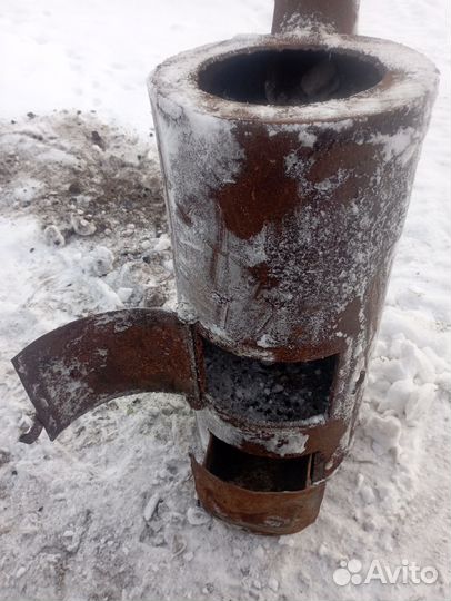 Печь буржуйка армейская