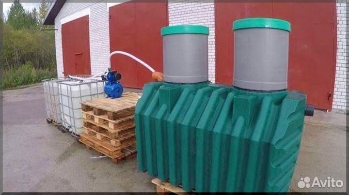 Септик под ключ. Рассрочка 12 мес