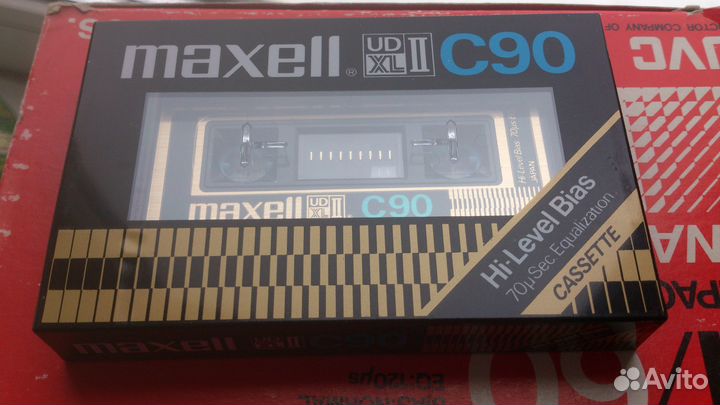 Аудиокассета maxell UD XL II C90(1980, EU market)