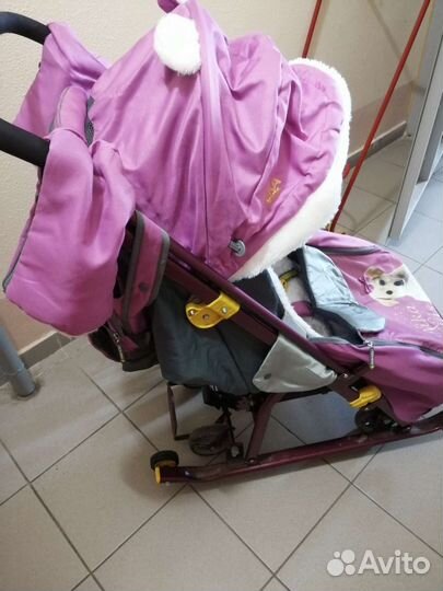 Санки коляска ника 7
