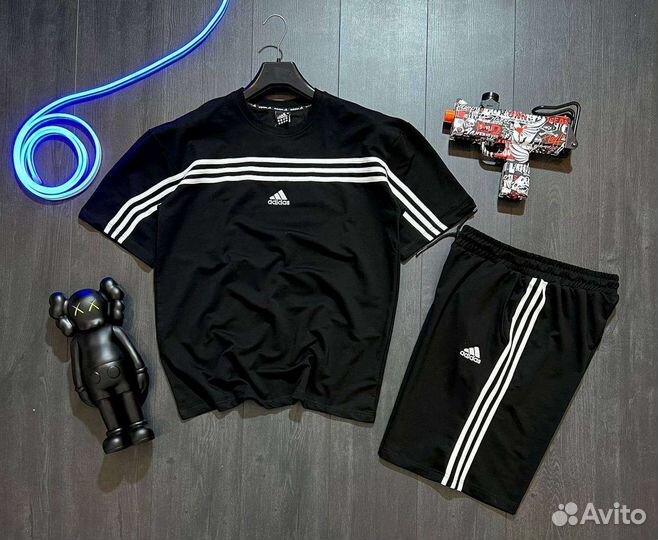 Костюм летний Adidas шорты футболка