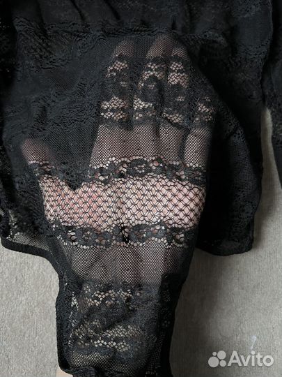 Боди женское черное