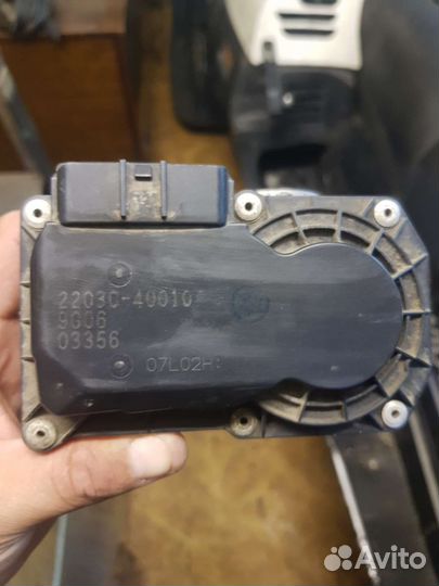 Электронная дроссельная заслонка toyota vitz