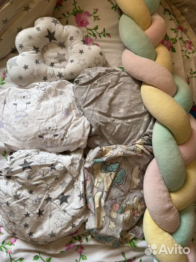 Комплект белья в детскую кроватку 120х60