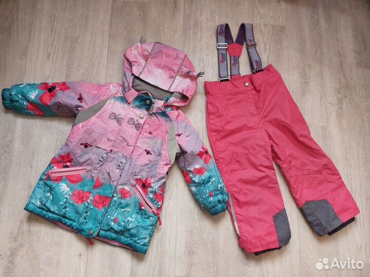 Демисезонный костюм для девочки 92