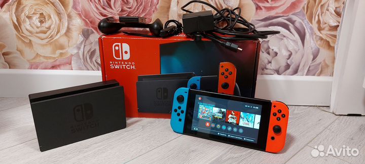 Nintendo switch rev 2 прошитая Чип