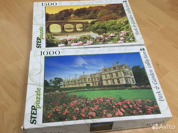 Пазлы на 1000 и 1500 деталей
