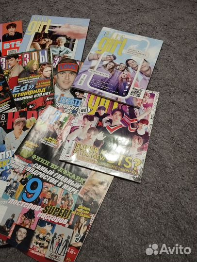 Журналы все звёзды и elle girl