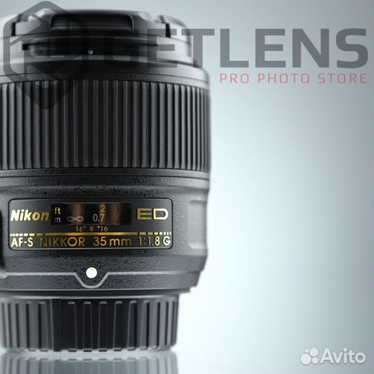 Nikon 35mm f/1.8 G AF-S Nikkor FX (Новый)