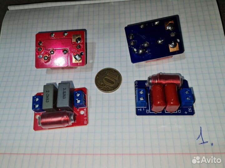 Кроссовер аудио фильтр 3/2/1 полосный. Разные