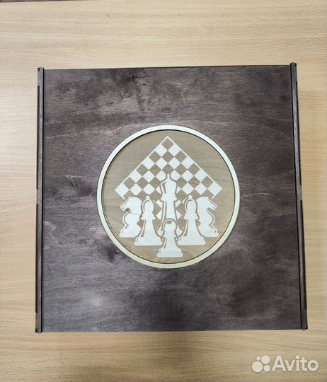 Подарок. Шахматы ручной работы (большие фигуры)