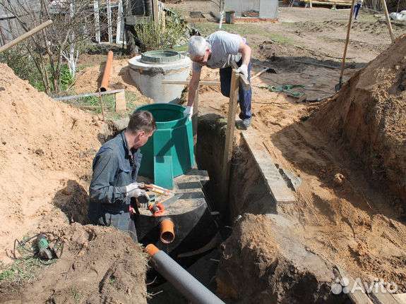 Септик из ж.б. колец под ключ за 1 день
