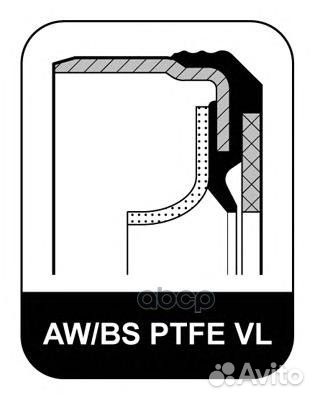 Сальник 85x105x12 AW/BS PTF Audi A4, VW Golf/Pa