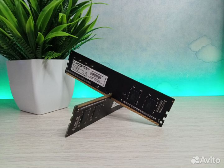 Оперативная память ddr4 8gb (2x4гб)