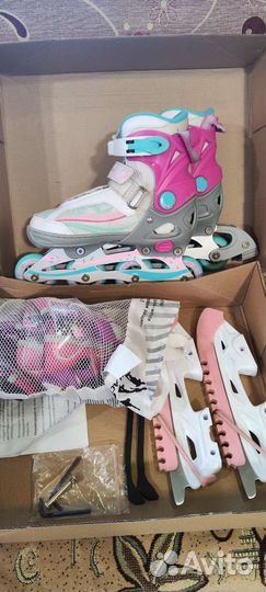Роликовые коньки 2 в 1