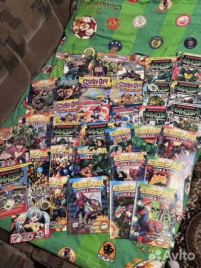 Комиксы человек паук, черепашки ниндзя