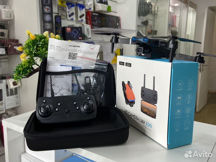 Квадрокоптер с камерой E99 4K Wi-fi GPS
