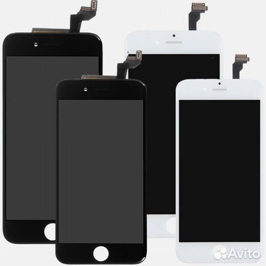 Дисплеи на все модели iPhone +можем сразу заменить