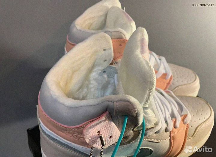 Кроссовки Nike Air Jordan тёплые (Арт.50924)