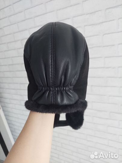 Мужская зимняя шапка ушанка