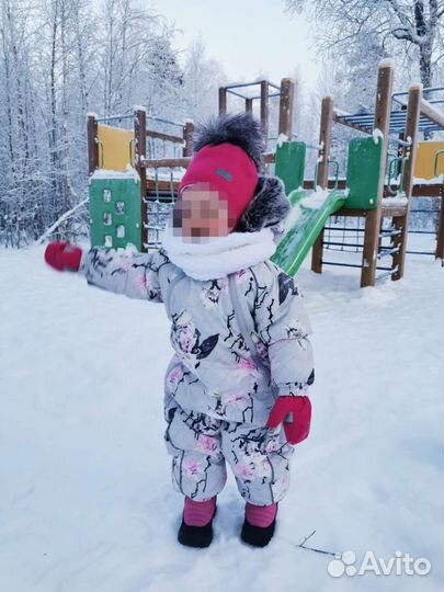 Зимний комбинезон для девочки Huppa Orion 80 (+6)