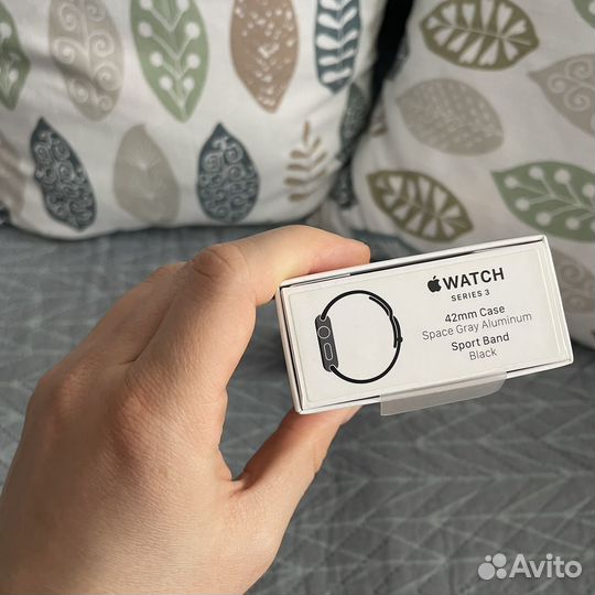 Коробка от apple watch 3 с оригинальным ремнем