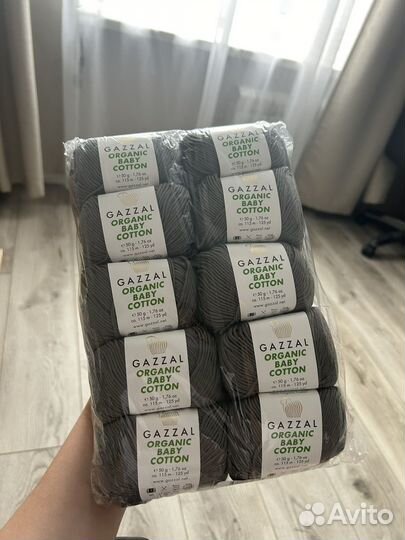 Пряжа gazzal organic baby cotton