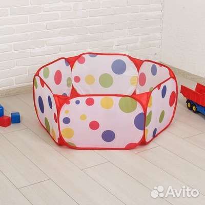 Детский сухой бассейн манеж, размер 100см, h37см