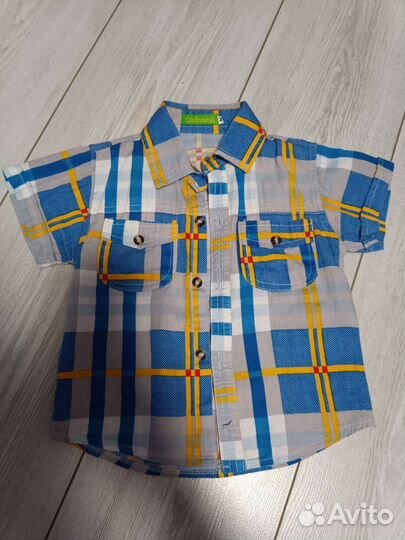 Рубашка для мальчика 80 86