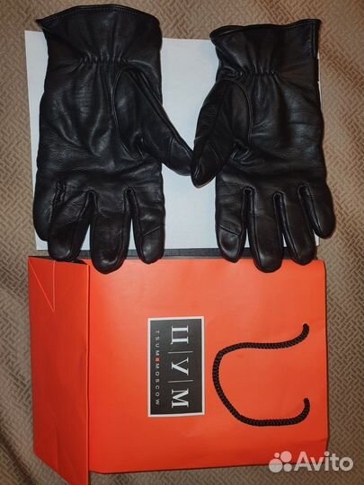 Мужские кожаные перчатки Roeckl