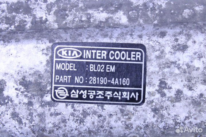 Интеркулер Kia Sorento BL D4CB 28190-4A160