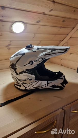 Мотошлем защитный взрослый