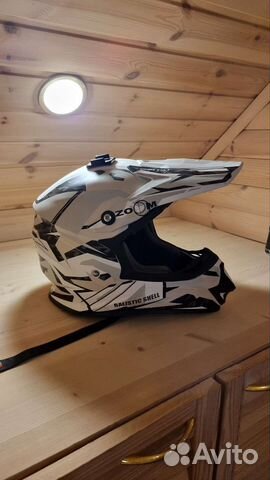 Мотошлем защитный взрослый