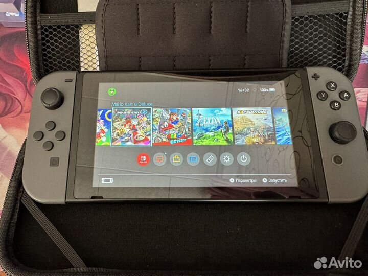 Nintendo switch прошитая 128gb