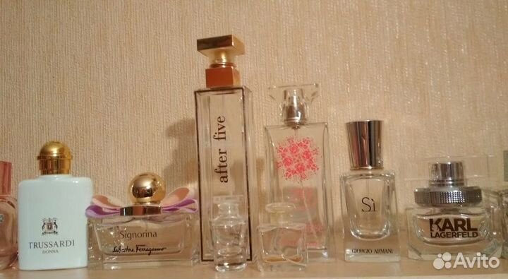 Флаконы парфюмерные баночки стекло Франция