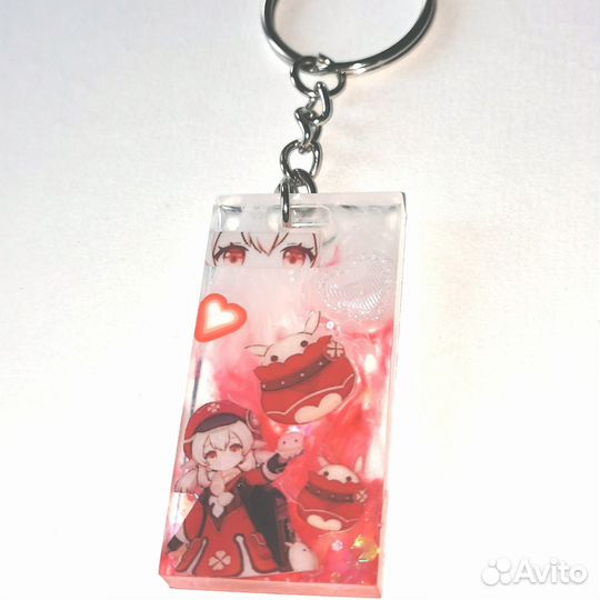 Большой брелок с Кли геншин импакт