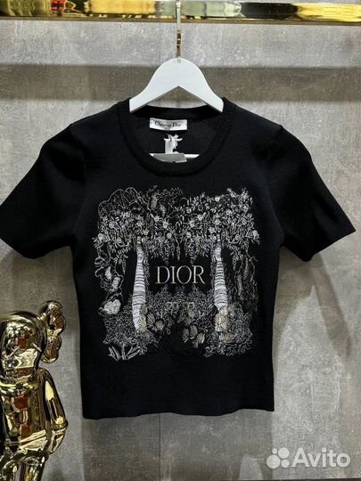 Кофточка с коротким рукавом Dior