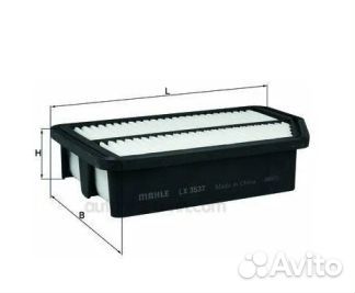 Фильтр воздушный Hyundai Solaris Mahle-Knecht