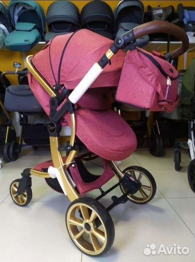 Коляска 2 в 1 для новорожденных