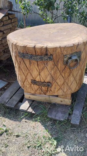 Колода дубовая для рубки мяса высота 70 см