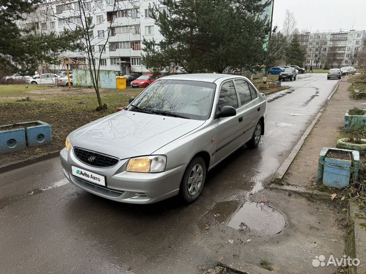 Hyundai Accent 1.5 МТ, 2007, 201 000 км