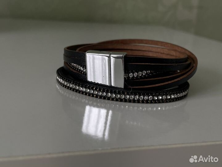 Браслет женский из натуральной кожи