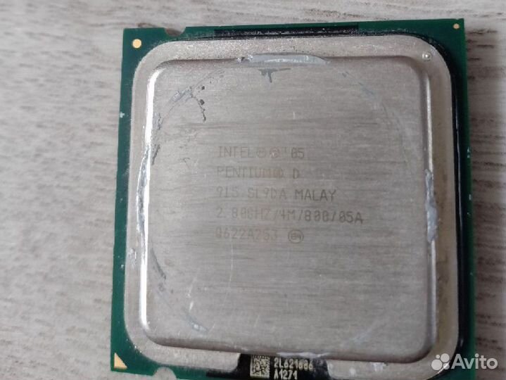 Процессор intel pentium d 915 2.8GHZ