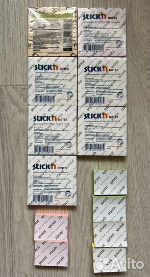 Скобы для степлера. Самоклеящаяся бумага