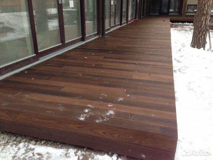 Палубная доска термоясень все размеры