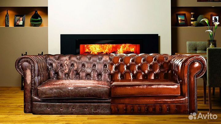 Перетяжка и замена обивки стульев / банкеток