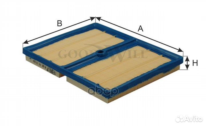 Фильтр воздушный VAG 1.0 15- AG 685 Goodwill